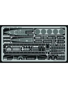 U-Boat VIID für Revell Bausatz 05009, 1/144 - Eduard Accessories 17022