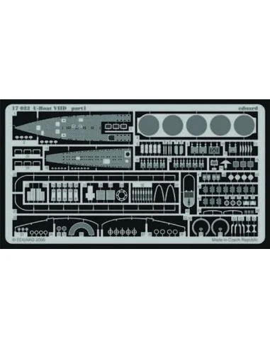 U-Boat VIID für Revell Bausatz 05009, 1/144 - Eduard Accessories 17022