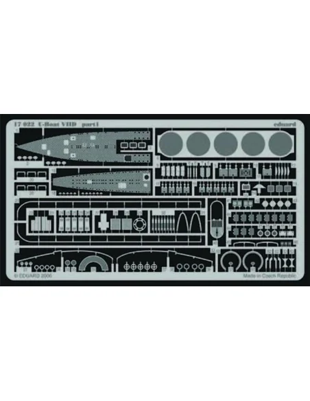 U-Boat VIID für Revell Bausatz 05009, 1/144 - Eduard Accessories 17022