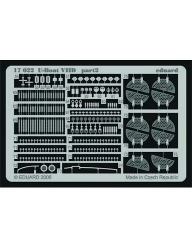 U-Boat VIID für Revell Bausatz 05009, 1/144 - Eduard Accessories 17022
