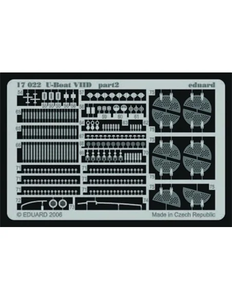 [NO_DESC] U-Boat VIID für Revell Bausatz 05009, 1/144 - Eduard Acce...