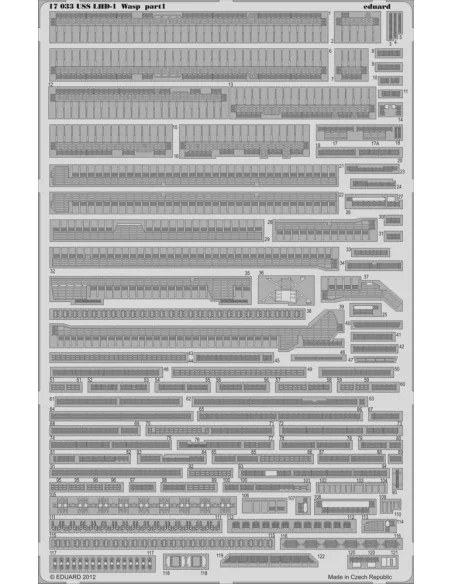 USS Wasp LHD-1 for Hobby Boss, 1/700 - Eduard Accessories 17033