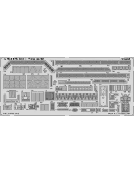 USS Wasp LHD-1 for Hobby Boss, 1/700 - Eduard Accessories 17033