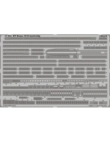 RN Roma 1943 battleship for Trumpeter, 1/700 - Eduard Accessories 1...