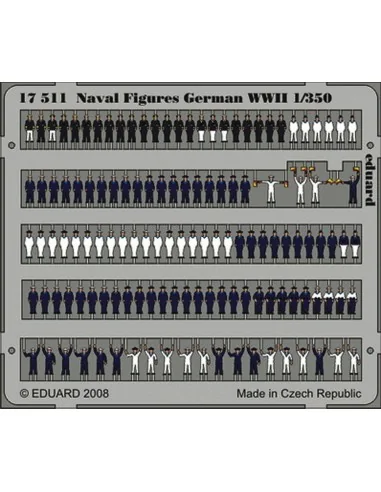 Naval Figures German WWII, 1/350 - Eduard Accessories 17511