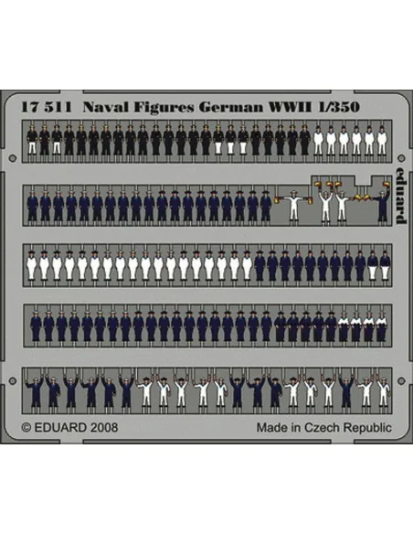 Naval Figures German WWII, 1/350 - Eduard Accessories 17511