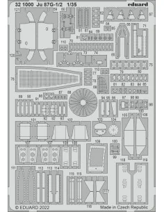 Ju 87G-1/2 for BORDER MODEL, 1/35 - Eduard Accessories 321000