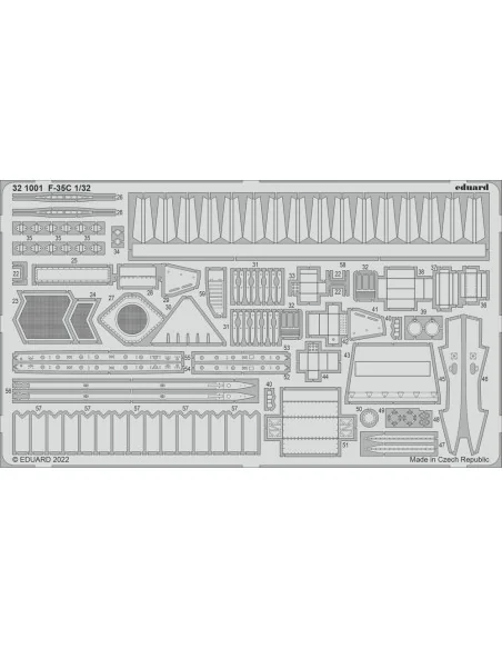 F-35C for TRUMPETER, 1/32 - Eduard Accessories 321001
