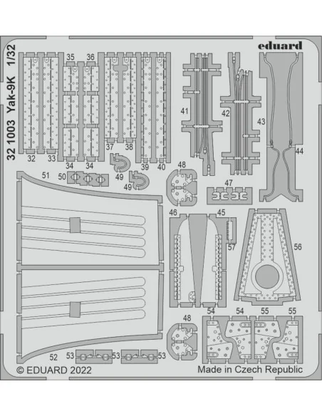 [NO_DESC] Yak-9K for ICM, 1/32 - Eduard Accessories 321003