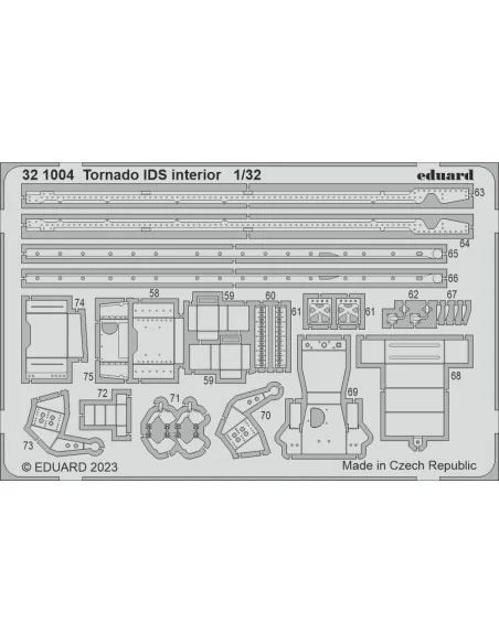 Tornado IDS interior for ITALERI, 1/32 - Eduard Accessories 321004
