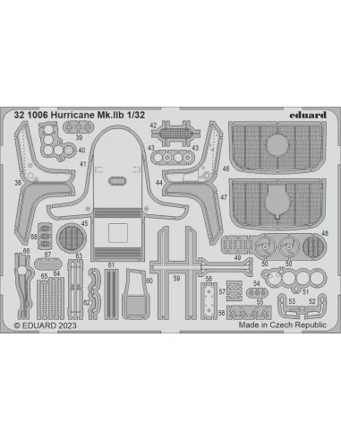Hurricane Mk.IIb 1/32 REVELL, 1/32 - Eduard Accessories 321006