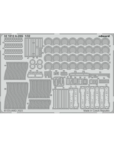 A-20G 1/32 HKM, 1/32 - Eduard Accessories 321012