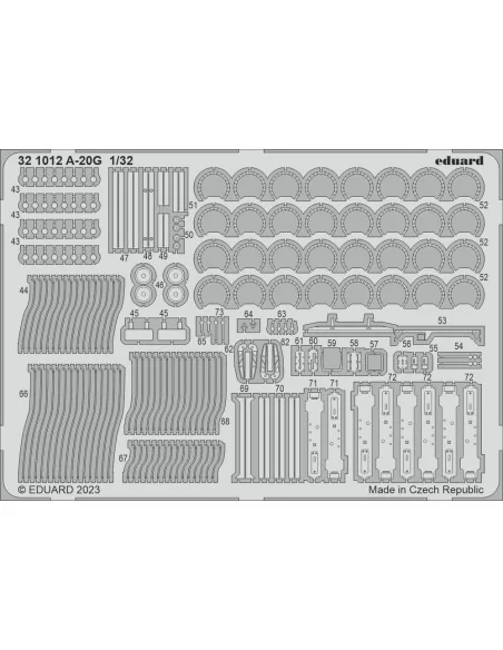 A-20G 1/32 HKM, 1/32 - Eduard Accessories 321012