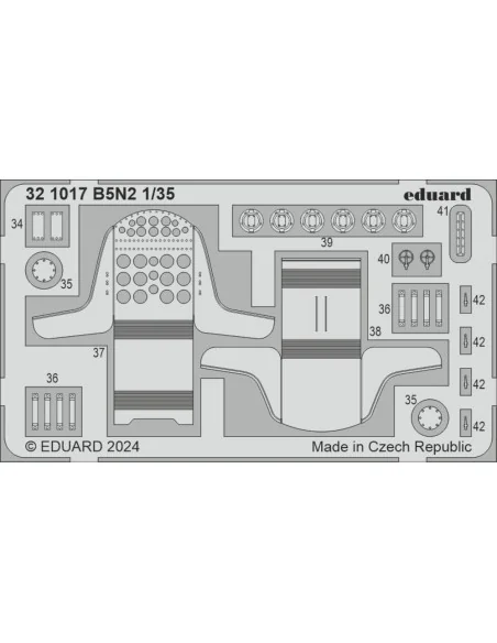 B5N2 BORDER MODEL, 1/35 - Eduard Accessories 321017