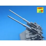 German128mm L/61 barrels for anti-aircraft 12, 8 cm FlaK 40 Zwillin...