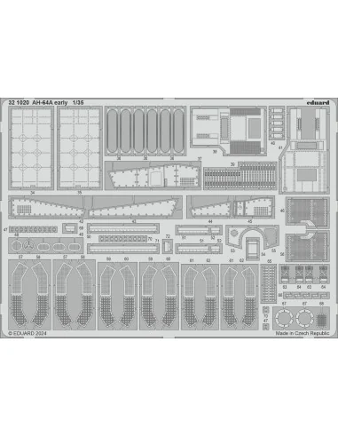 AH-64A early, 1/35 - Eduard Accessories 321020