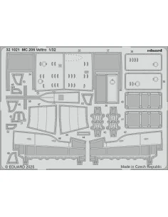 MC.205 Veltro ITALERI, 1/32 - Eduard Accessories 321021