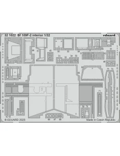 Bf 109F-2 HOBBY 2000 / HASEGAWA, 1/32 - Eduard Accessories 321022