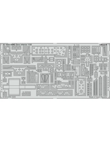 [NO_DESC] A6M2 Zero interior TAMIYA, 1/32 - Eduard Accessories 321024