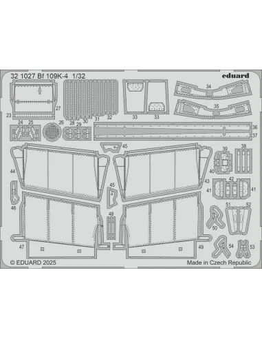 Bf 109K-4 1/32 for Kotare, 1/32 - Eduard Accessories 321027