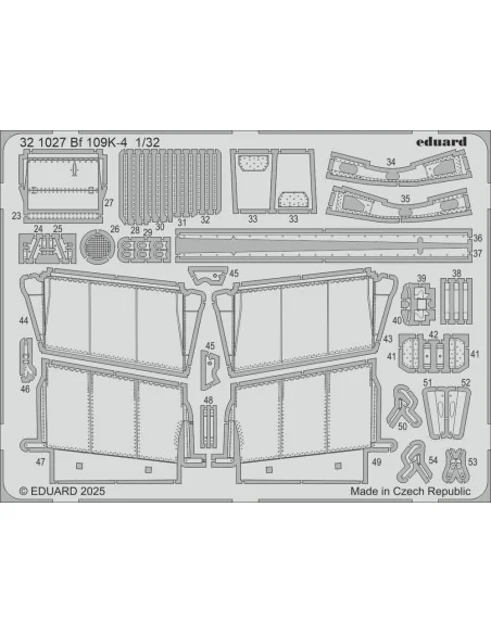 Bf 109K-4 1/32 for Kotare, 1/32 - Eduard Accessories 321027