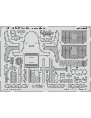 Sea Hurricane Mk.Iic for Revell, 1/32 - Eduard Accessories 321028