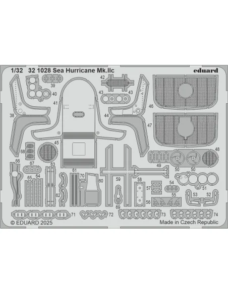 [NO_DESC] Sea Hurricane Mk.Iic for Revell, 1/32 - Eduard Accessorie...