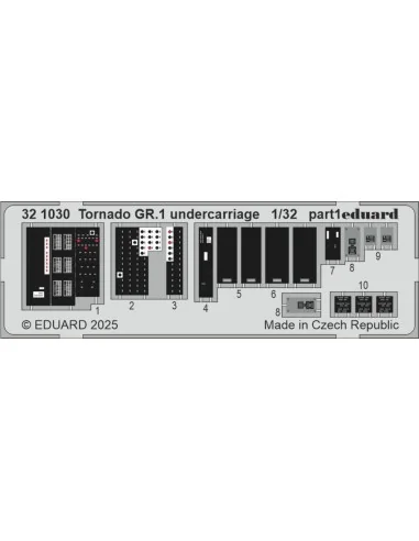[NO_DESC] Tornado GR.1 undercarriage for Italeri, 1/32 - Eduard Acc...
