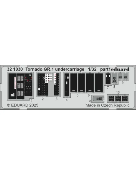 [NO_DESC] Tornado GR.1 undercarriage for Italeri, 1/32 - Eduard Acc...