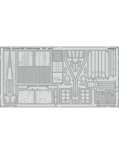 [NO_DESC] Tornado GR.1 undercarriage for Italeri, 1/32 - Eduard Acc...