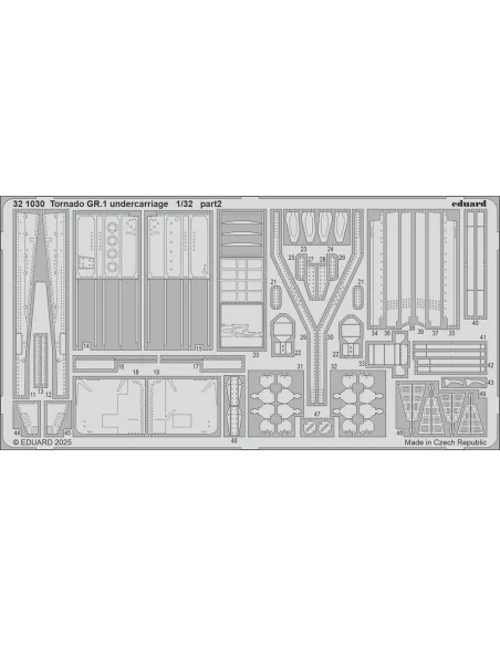 Tornado GR.1 undercarriage for Italeri, 1/32 - Eduard Accessories 3...