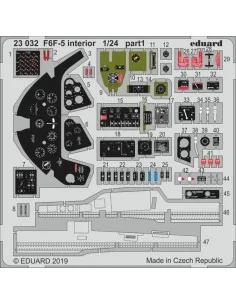 F6F-5 interior for Airfix, 1/24 - Eduard Accessories 23032