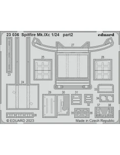 Spitfire Mk.IXc 1/24 AIRFIX, 1/24 - Eduard Accessories 23036 2