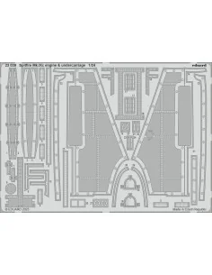 Spitfire Mk.IXc engine & undercarriage 1/24 AIRFIX, 1/24 - Eduard A...