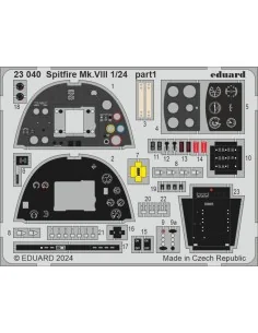 Spitfire Mk.VIII AIRFIX, 1/24 - Eduard Accessories 23040