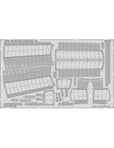[NO_DESC] MC.200 Saetta landing flaps for Italeri, 1/32 - Eduard Ac...