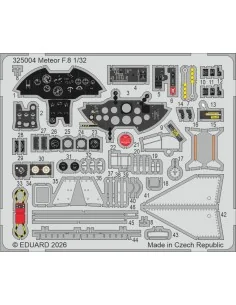 Meteor F.8 for Revell, 1/32 - Eduard Accessories 325004