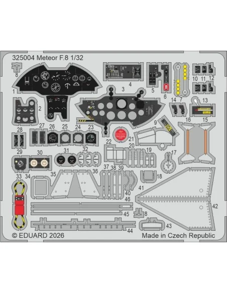 Meteor F.8 for Revell, 1/32 - Eduard Accessories 325004