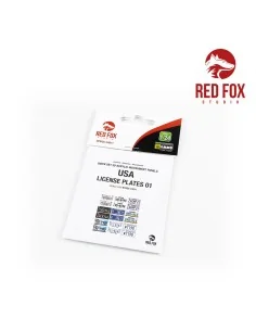 1/24 USA License plates vol.01, 1/24 - Red Fox Studio RFSQS-24011
