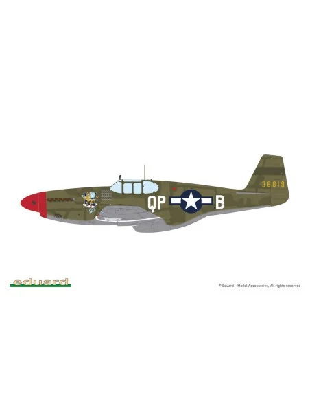 [NO_DESC] P-51B Mustang, 1/32 - Eduard Plastic Kits 932011