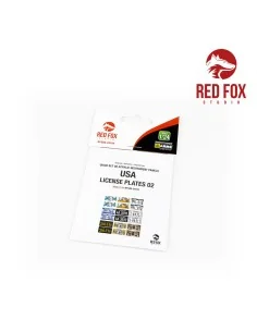 1/24 USA License plates vol.02, 1/24 - Red Fox Studio RFSQS-24014