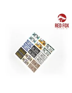 1/24 USA License plates vol.02, 1/24 - Red Fox Studio RFSQS-24014 2