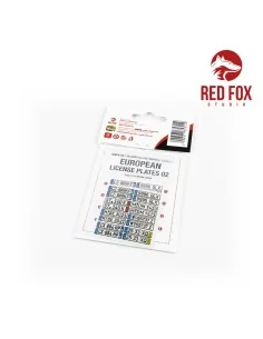 1/24 European Lincense plates vol.02, 1/24 - Red Fox Studio RFSQS-2... 2