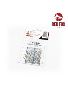 1/24 European Lincense plates vol.03, 1/24 - Red Fox Studio RFSQS-2... 2