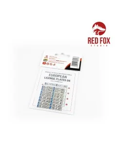 1/24 European Lincense plates vol.04, 1/24 - Red Fox Studio RFSQS-2... 2