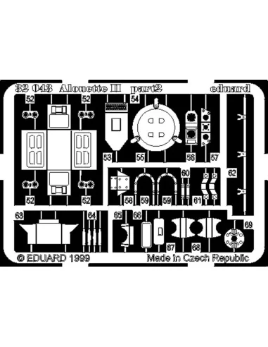 Alouette II, 1/32 - Eduard Accessories 32043