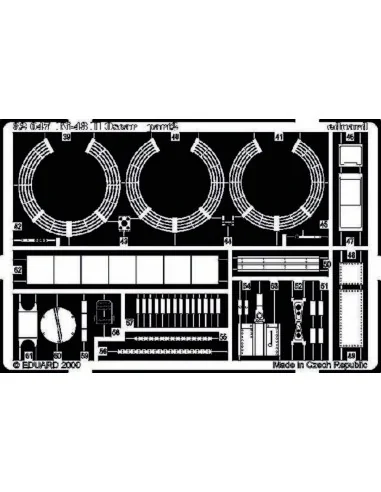 Ki-43 II Oscar für Hasegawa Bausatz, 1/32 - Eduard Accessories 32047