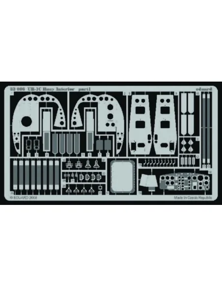 UH-1C Huey interior, 1/35 - Eduard Accessories 32086