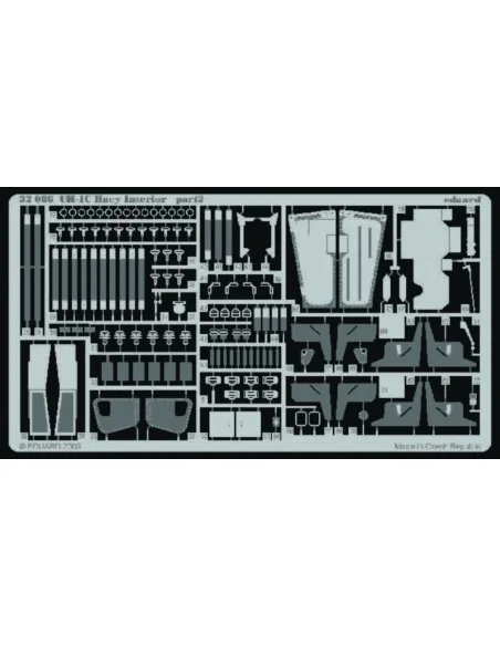 UH-1C Huey interior, 1/35 - Eduard Accessories 32086