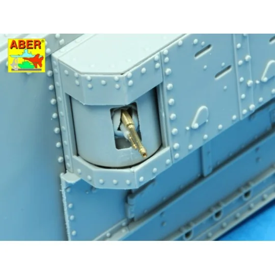 Barrels for British WWI Tank Mk.V - Aber Models 35 L-197